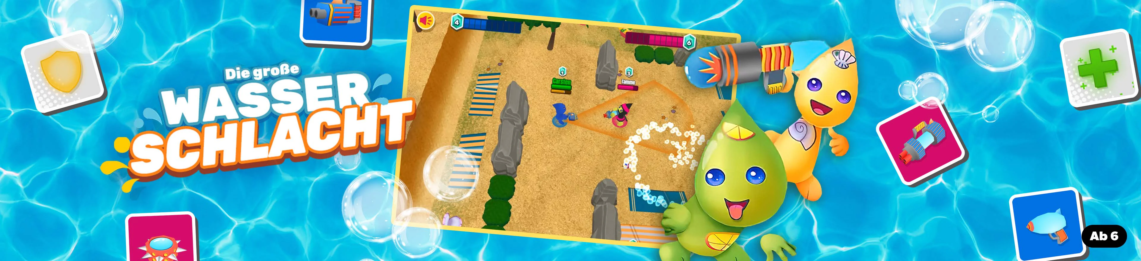 TOGGO Arcade Droplets Wasserschlacht