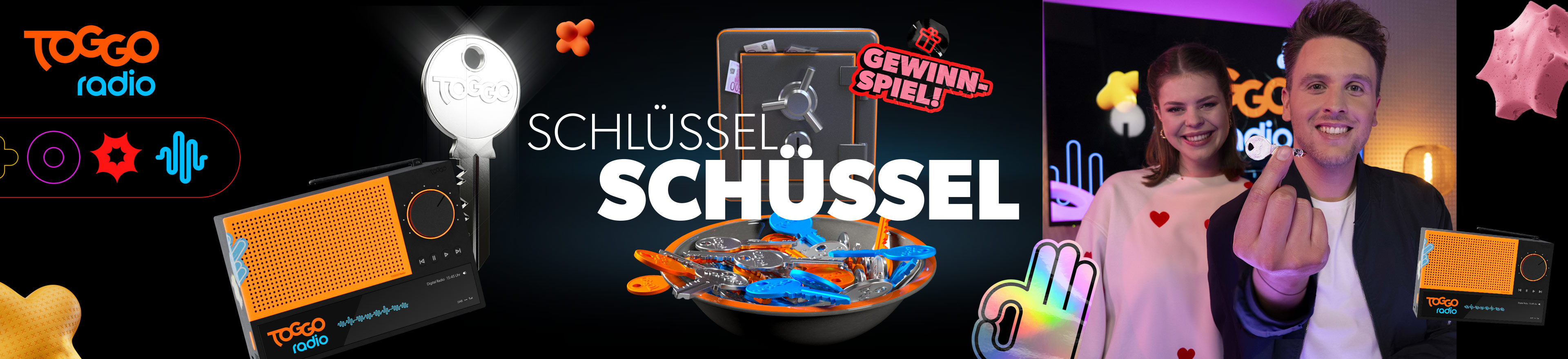 TOGGO Radio Schlüssel Schüssel