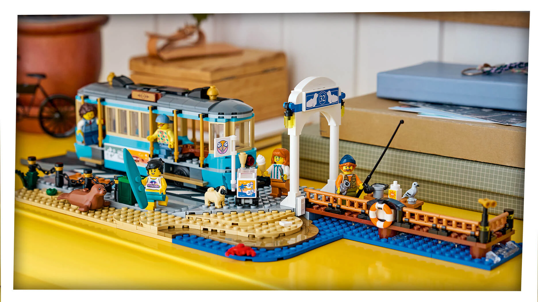 Klassische Strandstraßenbahn