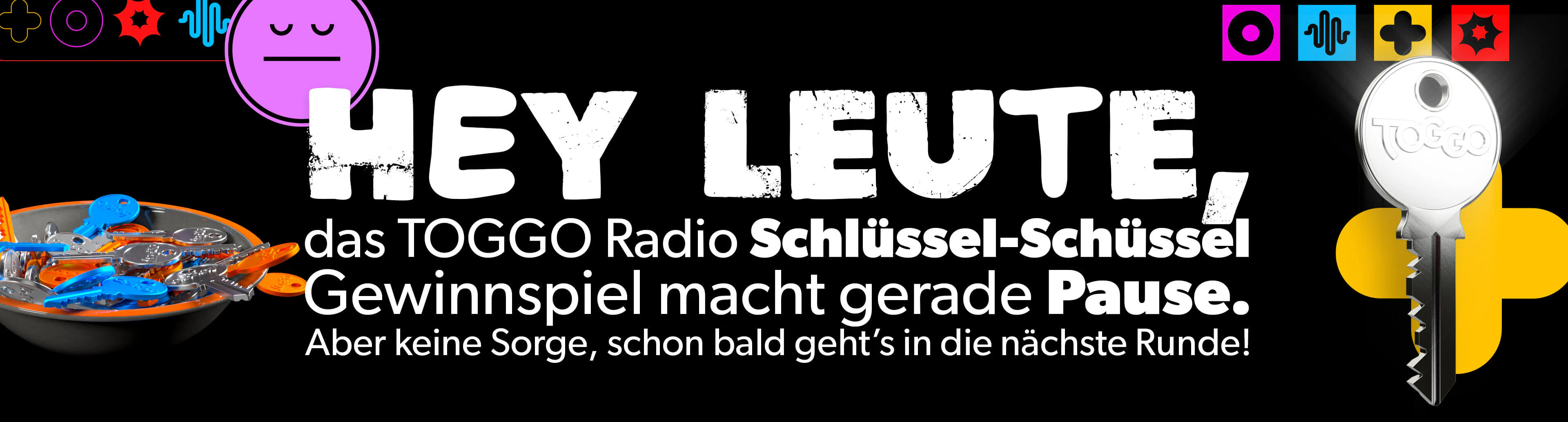 Keine Schluessel Schuessel Aktion