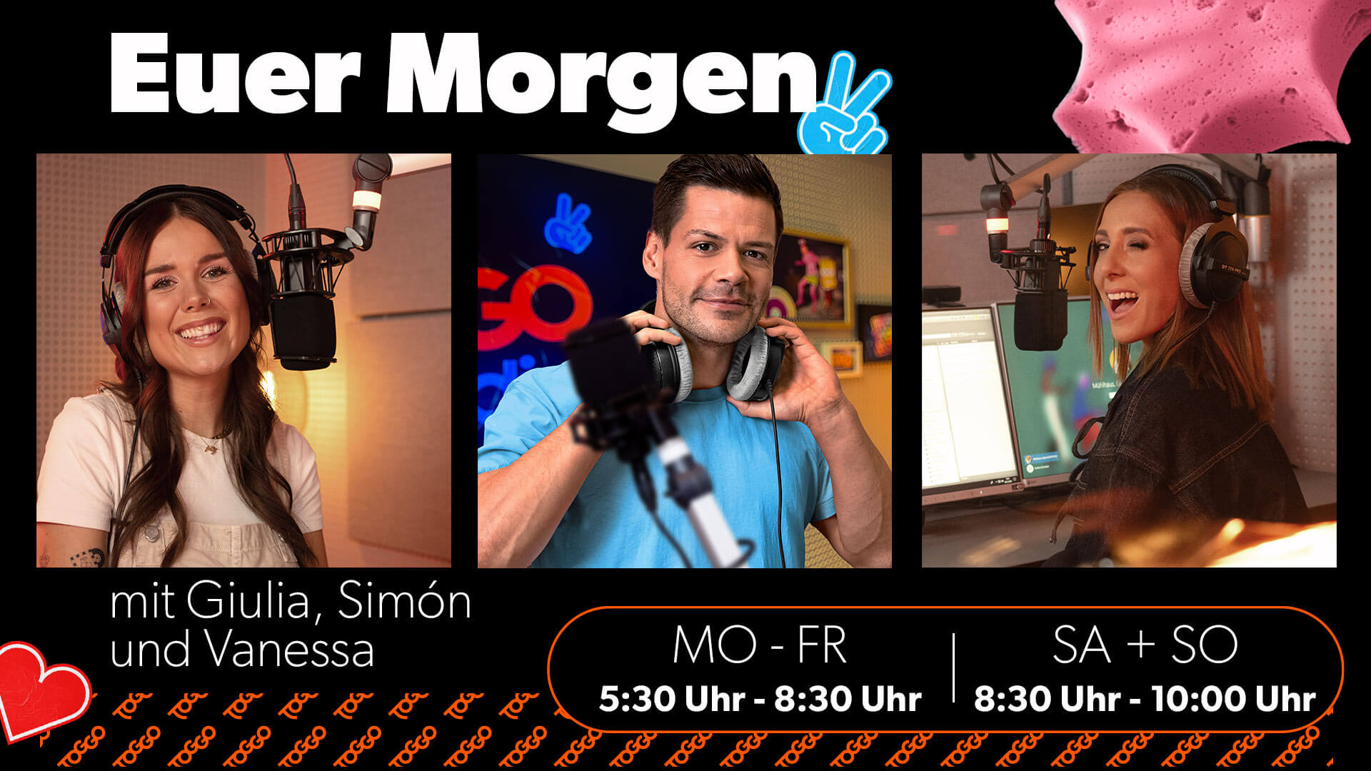 05:30 - 08:30 Uhr: Euer Morgen