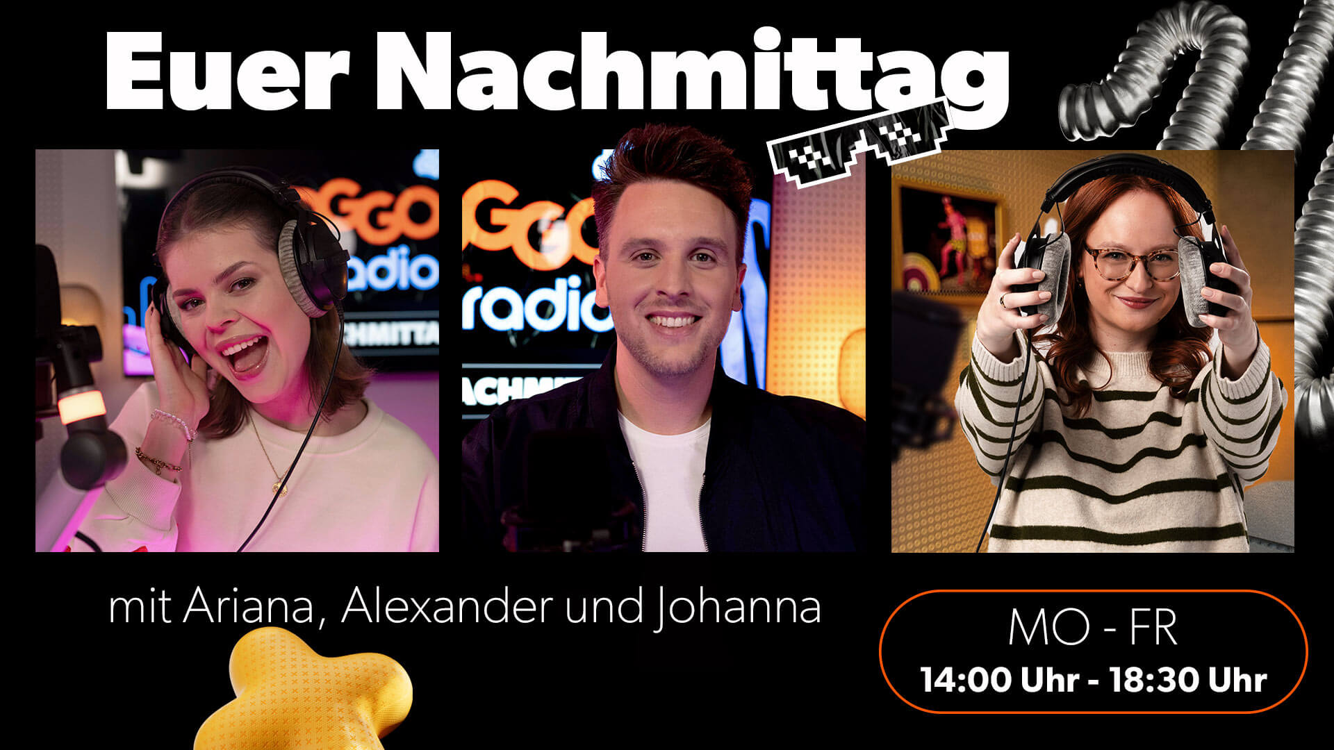 14:00 - 18:30 Uhr: Euer Nachmittag