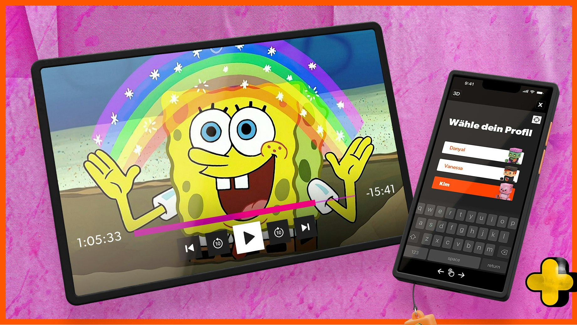 Bei TOGGO Profile anlegen & gleichzeitig streamen